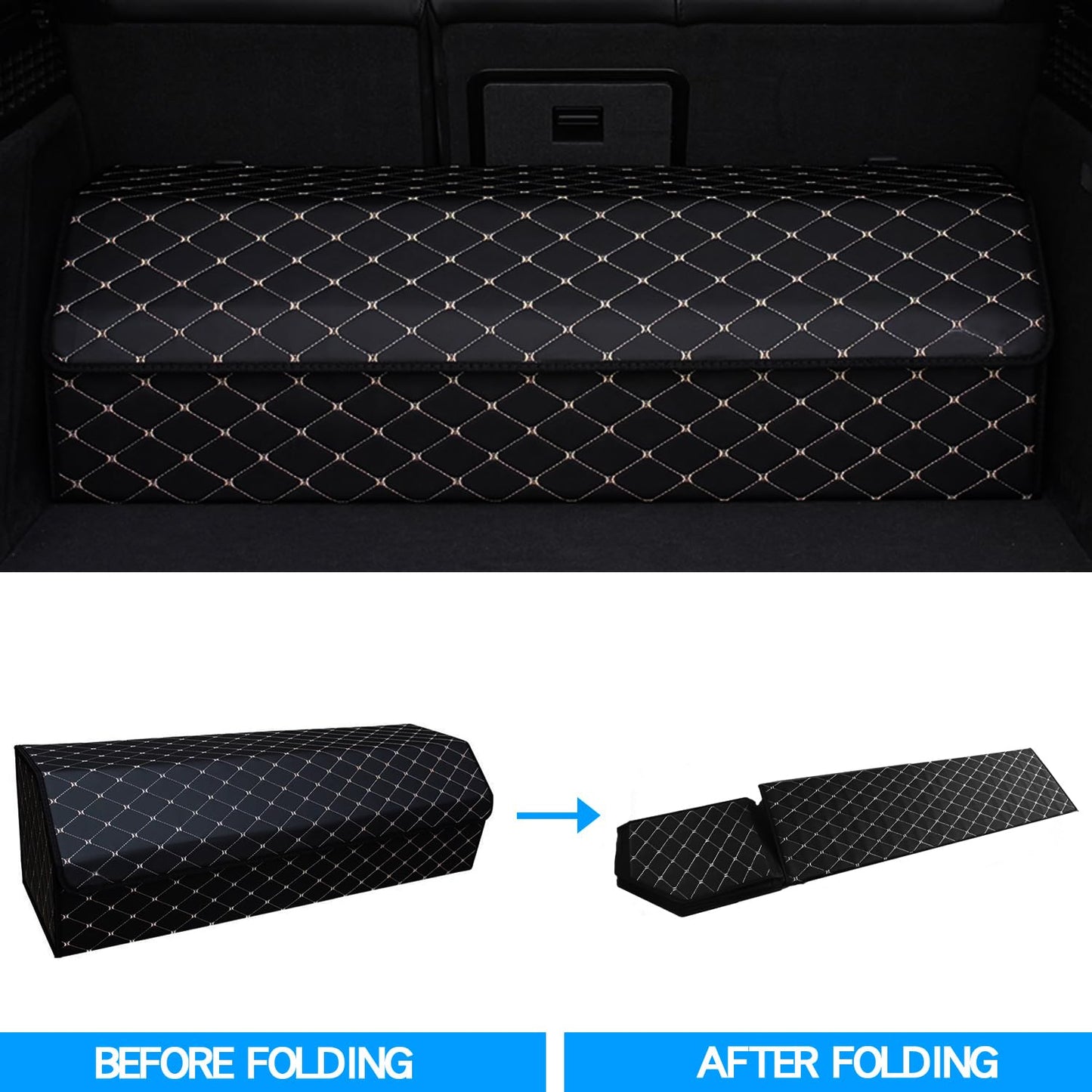 Custom Fit Car Trunk Organizer Storage
