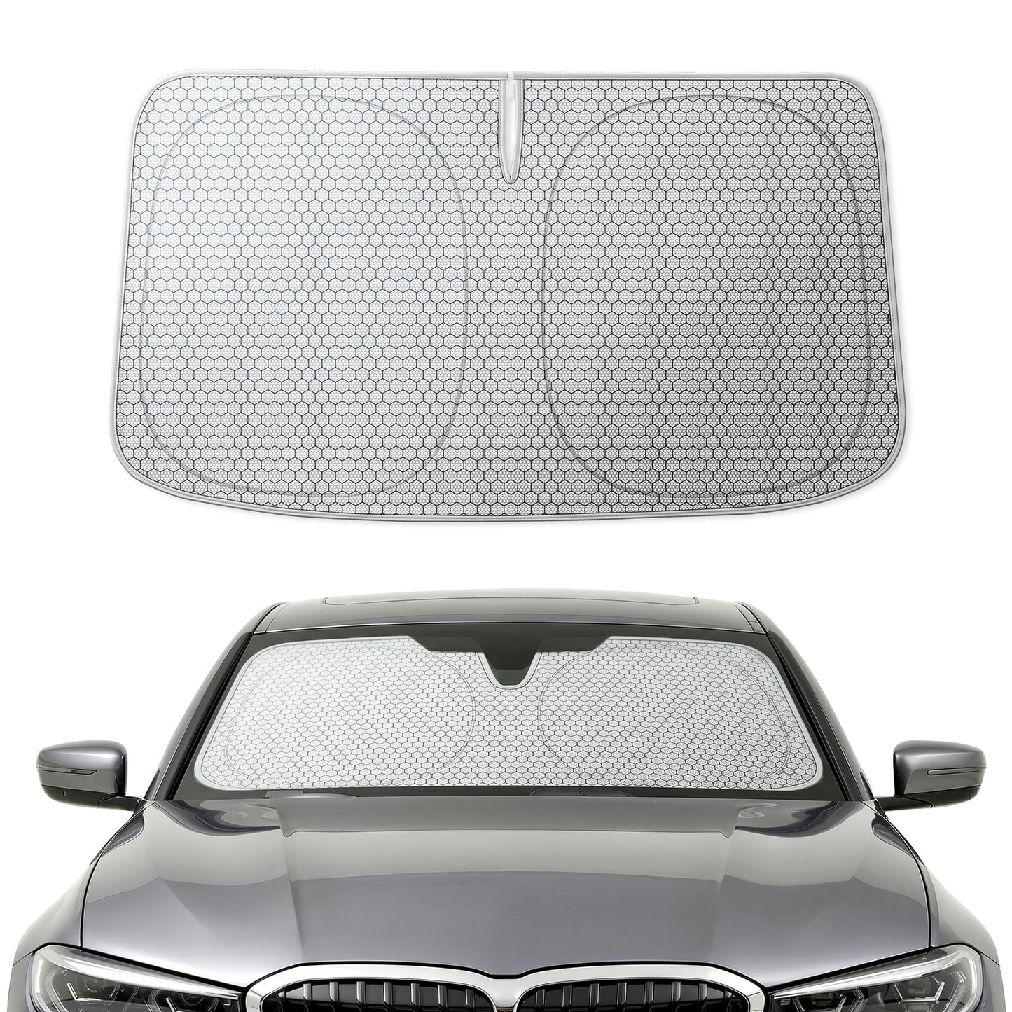 WOLFBOX Car Windshield Sun Shade Set 11