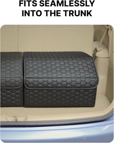 Foldable Car Trunk Organizer with Lid