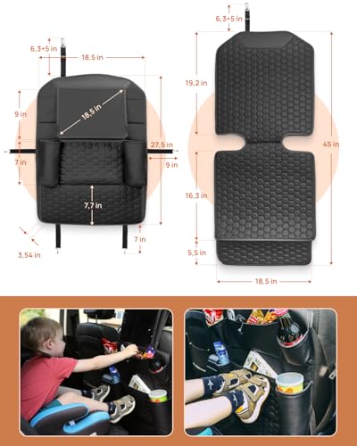 Back Seat Car Organizer Kick Mat