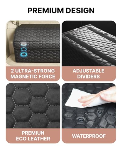 Foldable Car Trunk Organizer with Lid