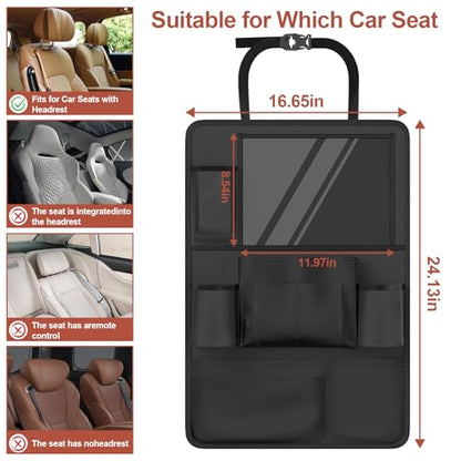 Backseat Car Organizer with Tray
