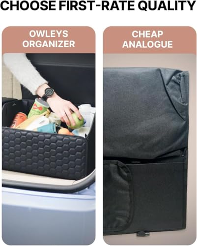 Foldable Car Trunk Organizer with Lid