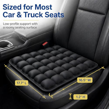 Inflatable Car Seat Cushion with Built-in Pump