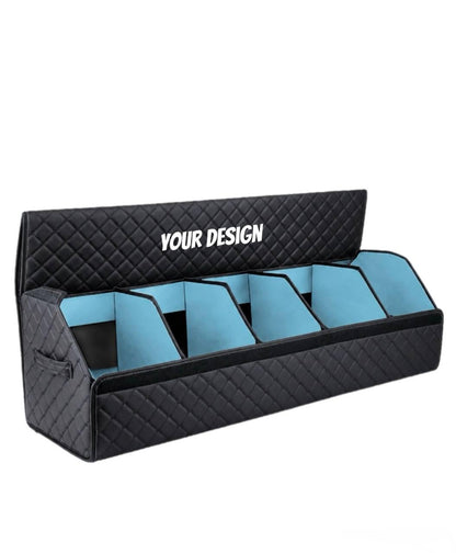 Foldable Car Trunk Organizer with Dividers