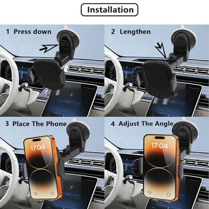 Strong Suction Cup Car Phone Mount