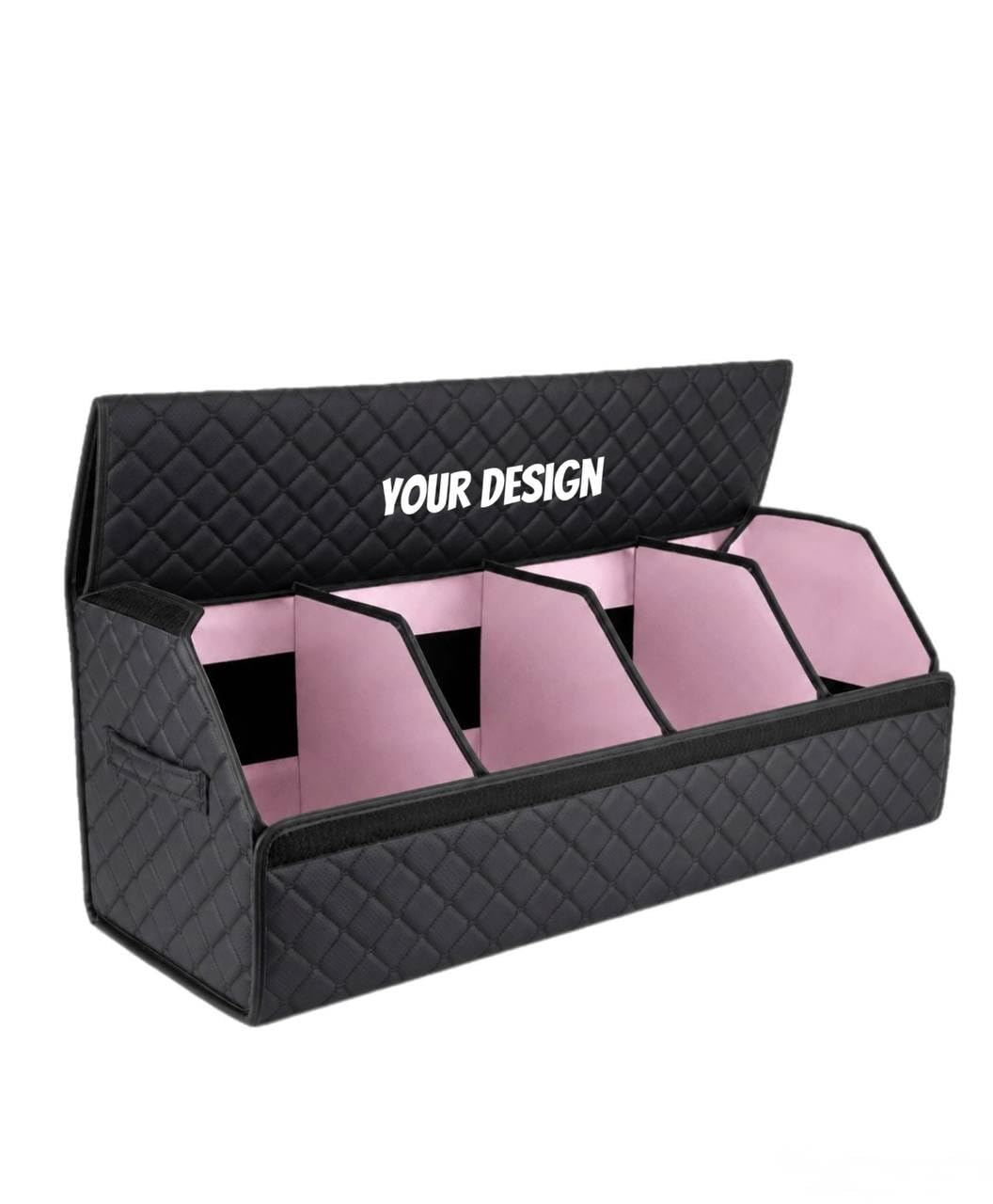 Leather Car Trunk Organizer with Dividers