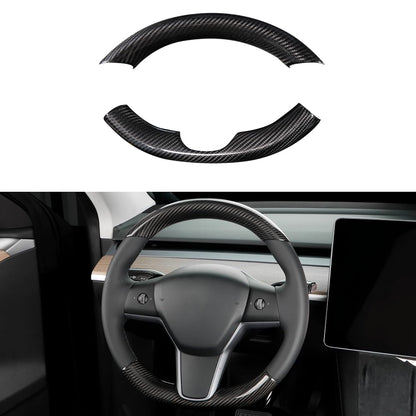 Carbon Fiber Steering Wheel Cover Trim