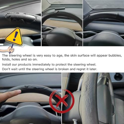 Carbon Fiber Steering Wheel Cover Trim