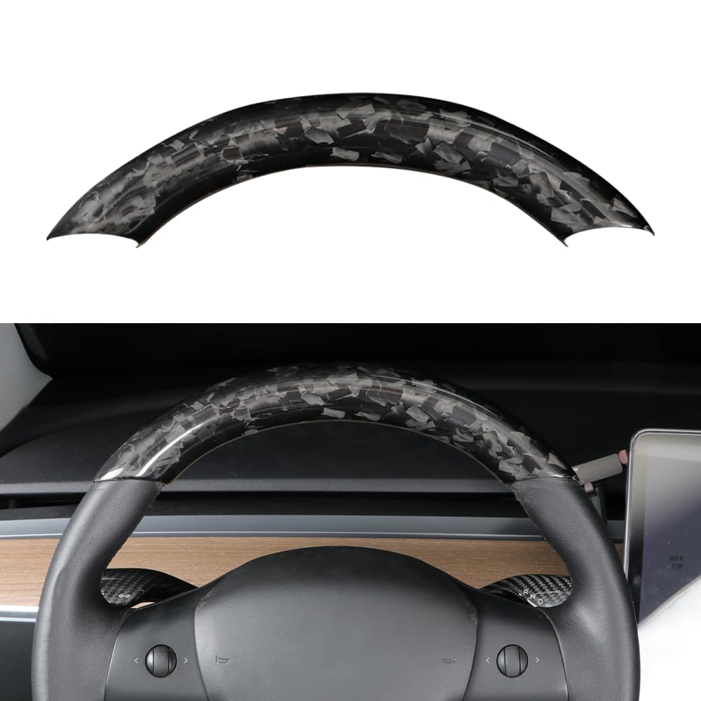 Carbon Fiber Steering Wheel Cover Trim