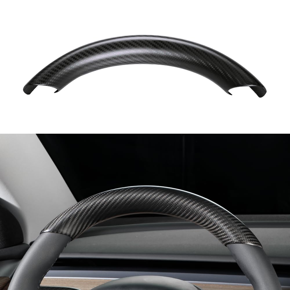 Carbon Fiber Steering Wheel Cover Trim