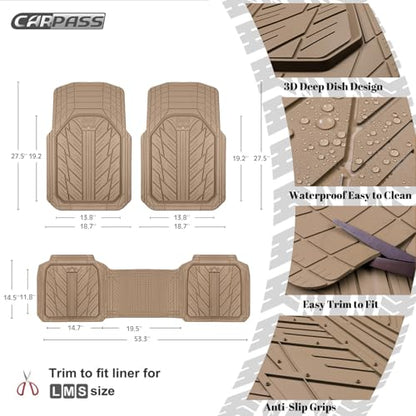 CAR PASS Ruber car Floor mats