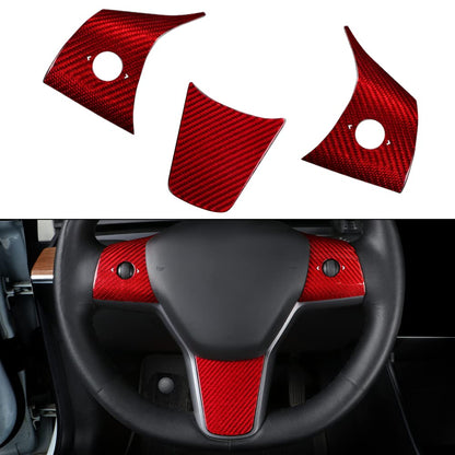 Carbon Fiber Steering Wheel Cover Trim