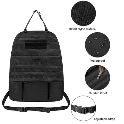 Molle Car Seat Back Organizer