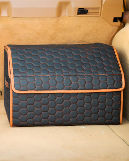 Foldable Car Trunk Organizer with Lid