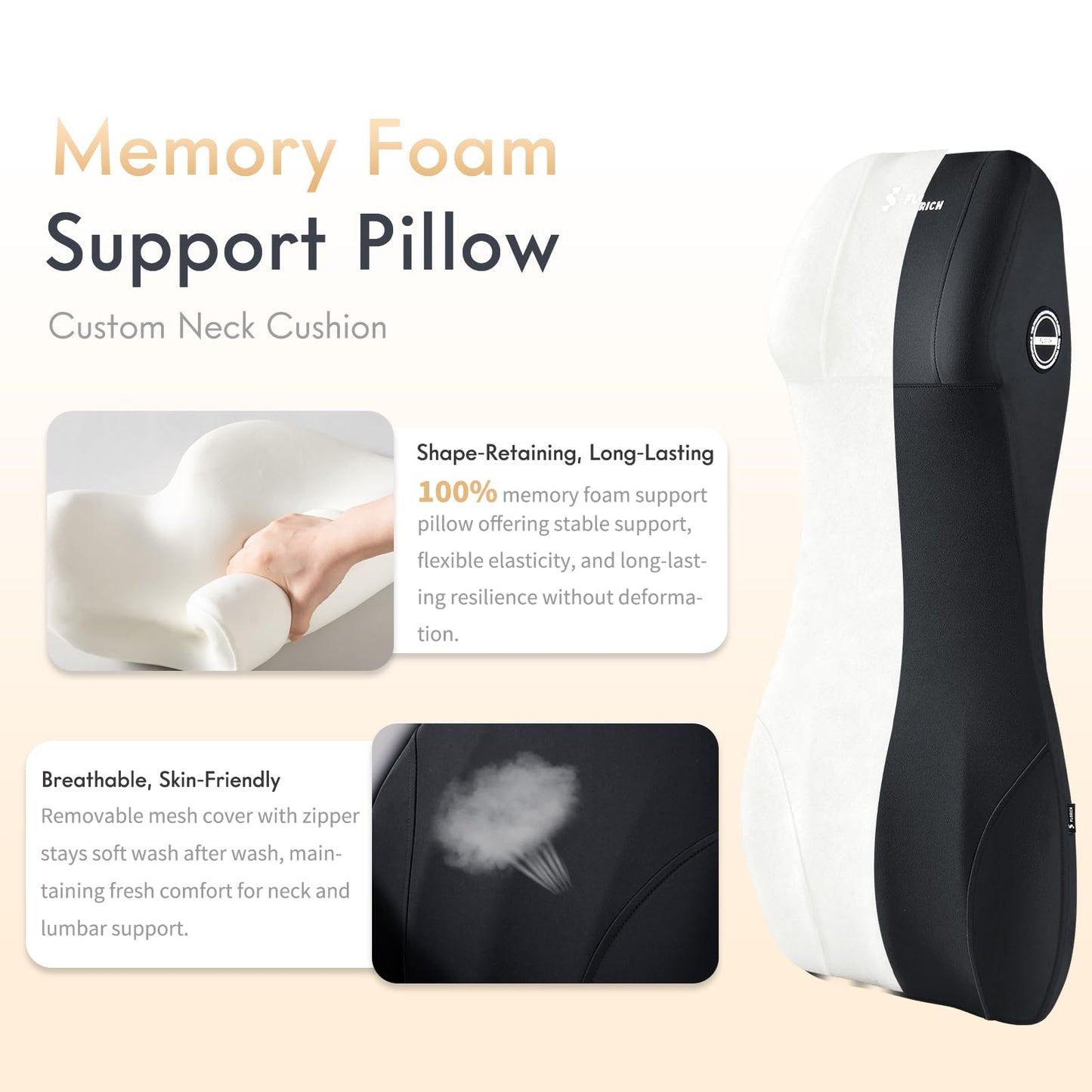 Memory Foam Car Seat Cushion Support