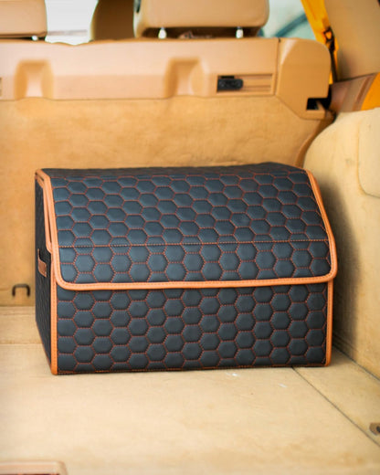 Foldable Car Trunk Organizer with Lid
