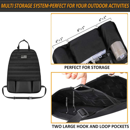 Molle Car Seat Back Organizer