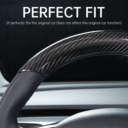 Carbon Fiber Steering Wheel Cover Trim