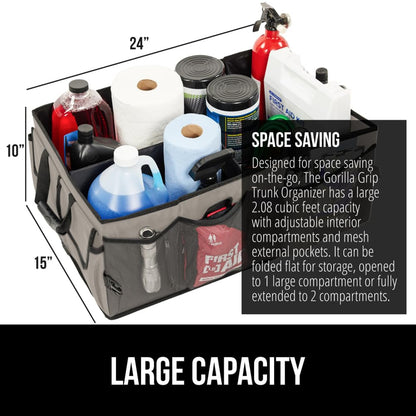 Collapsible Car Trunk Organizer Storage