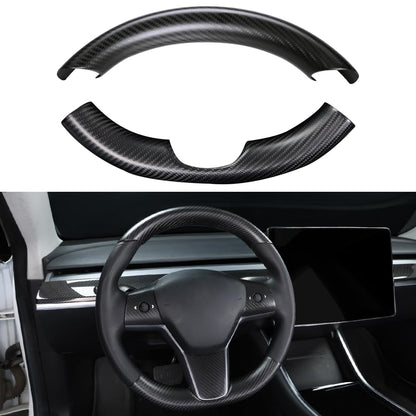 Carbon Fiber Steering Wheel Cover Trim