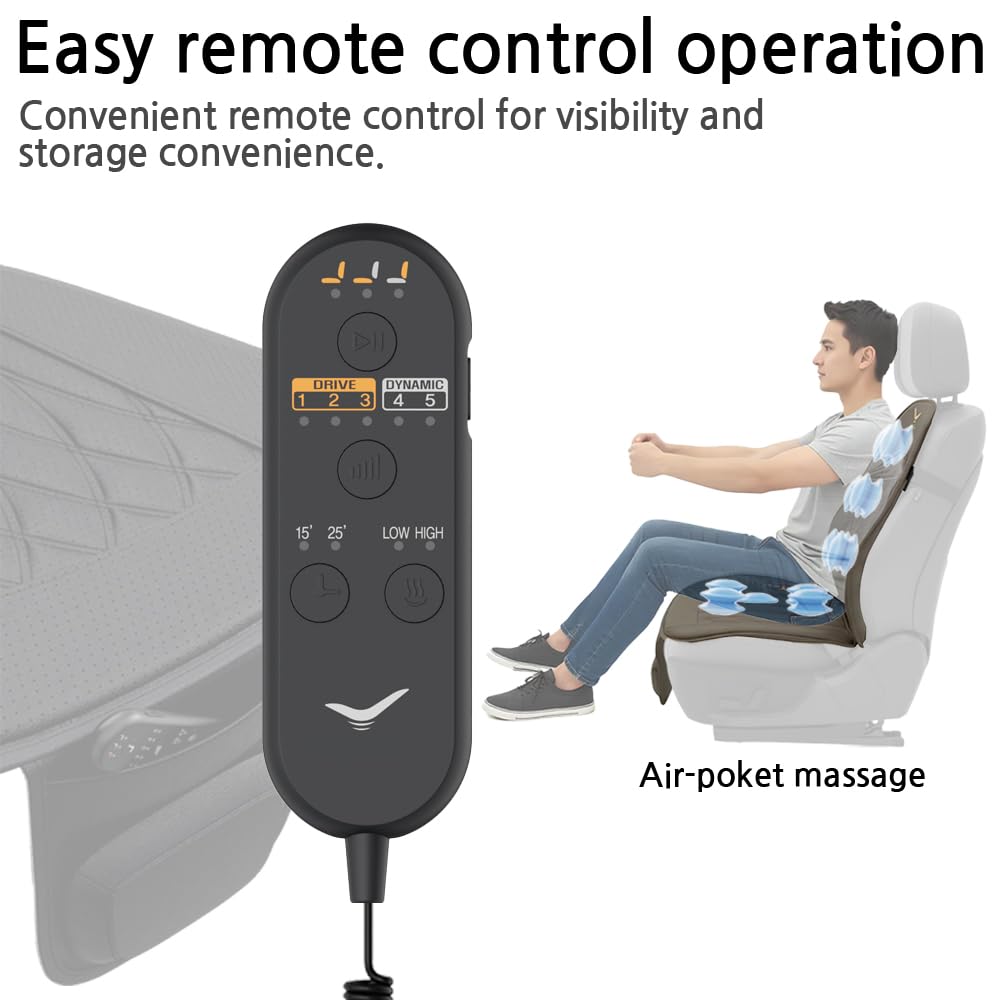 Air Massage Car Seat Cushion for Long Drives