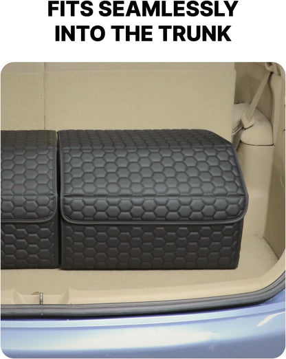 Foldable Car Trunk Organizer with Lid