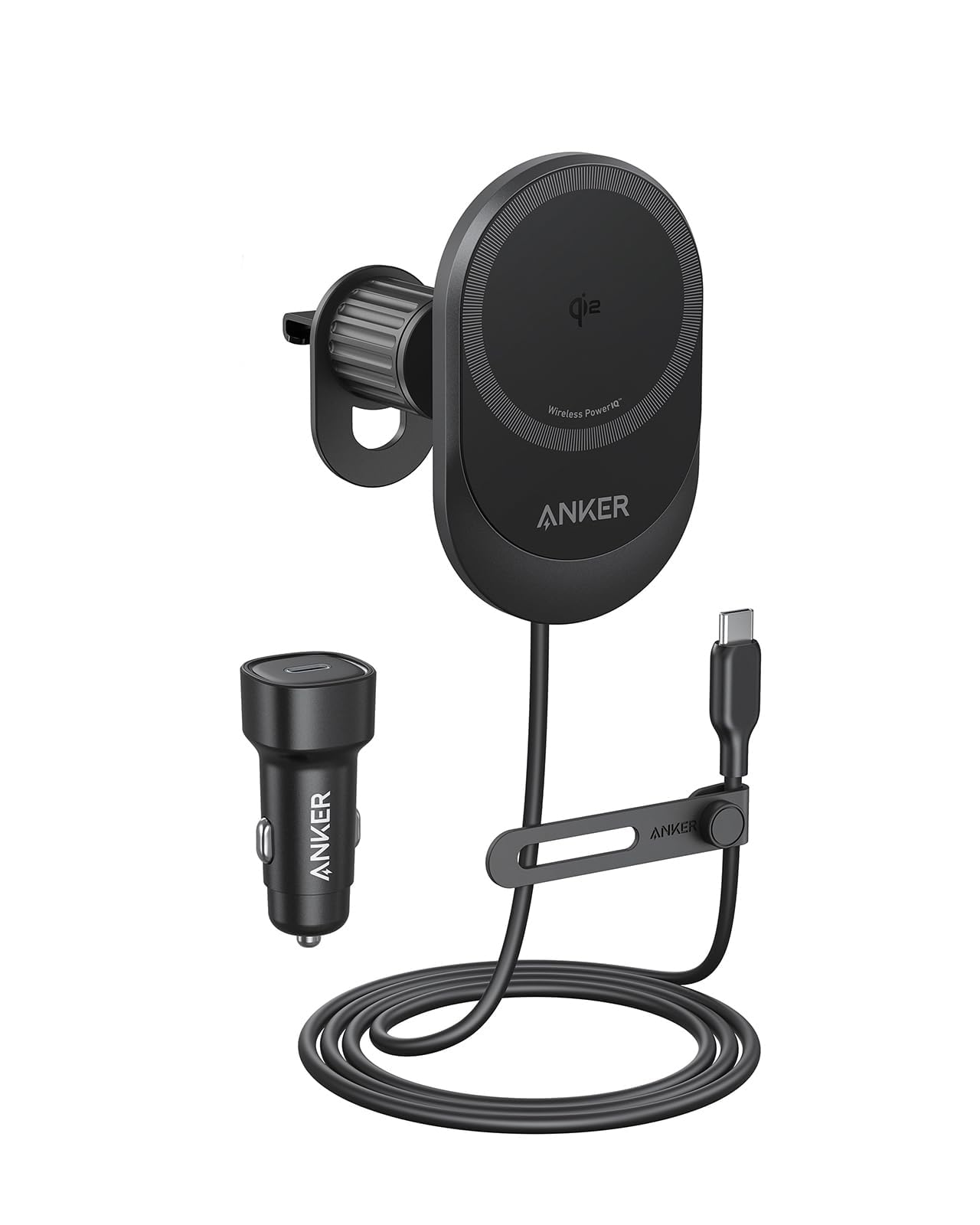 Qi2 Wireless Car Charger Mount