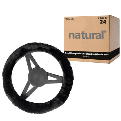 Genuine Sheepskin Steering Wheel Cover