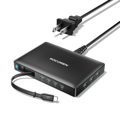 560W 8-Port USB-C Charging Station with Cable