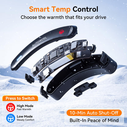 Heated Wireless Steering Wheel Cover