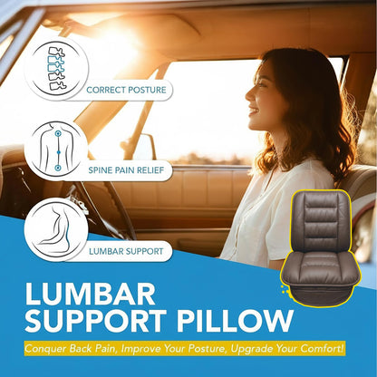 Genuine Leather Car Seat Cushion for Comfort Support