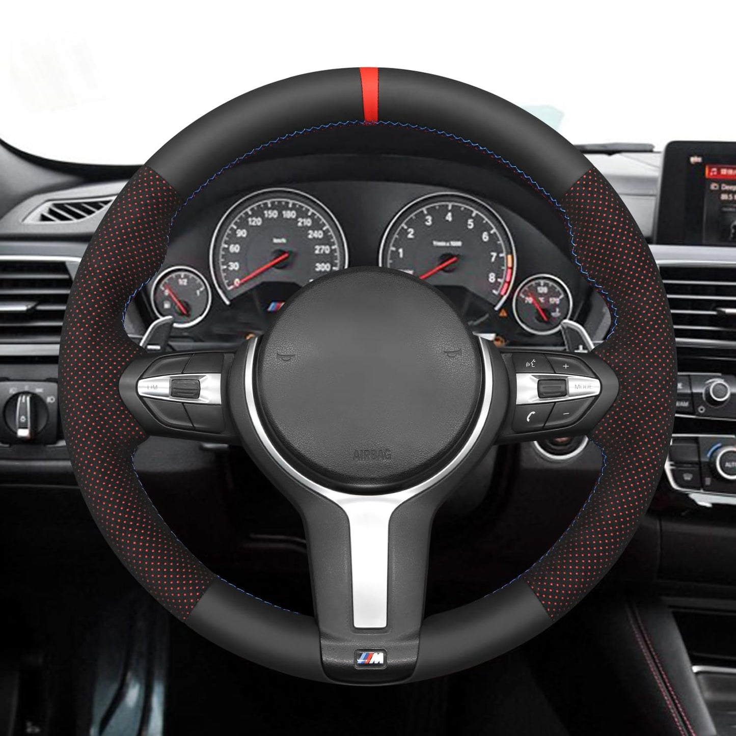 Microfiber Leather Steering Wheel Cover