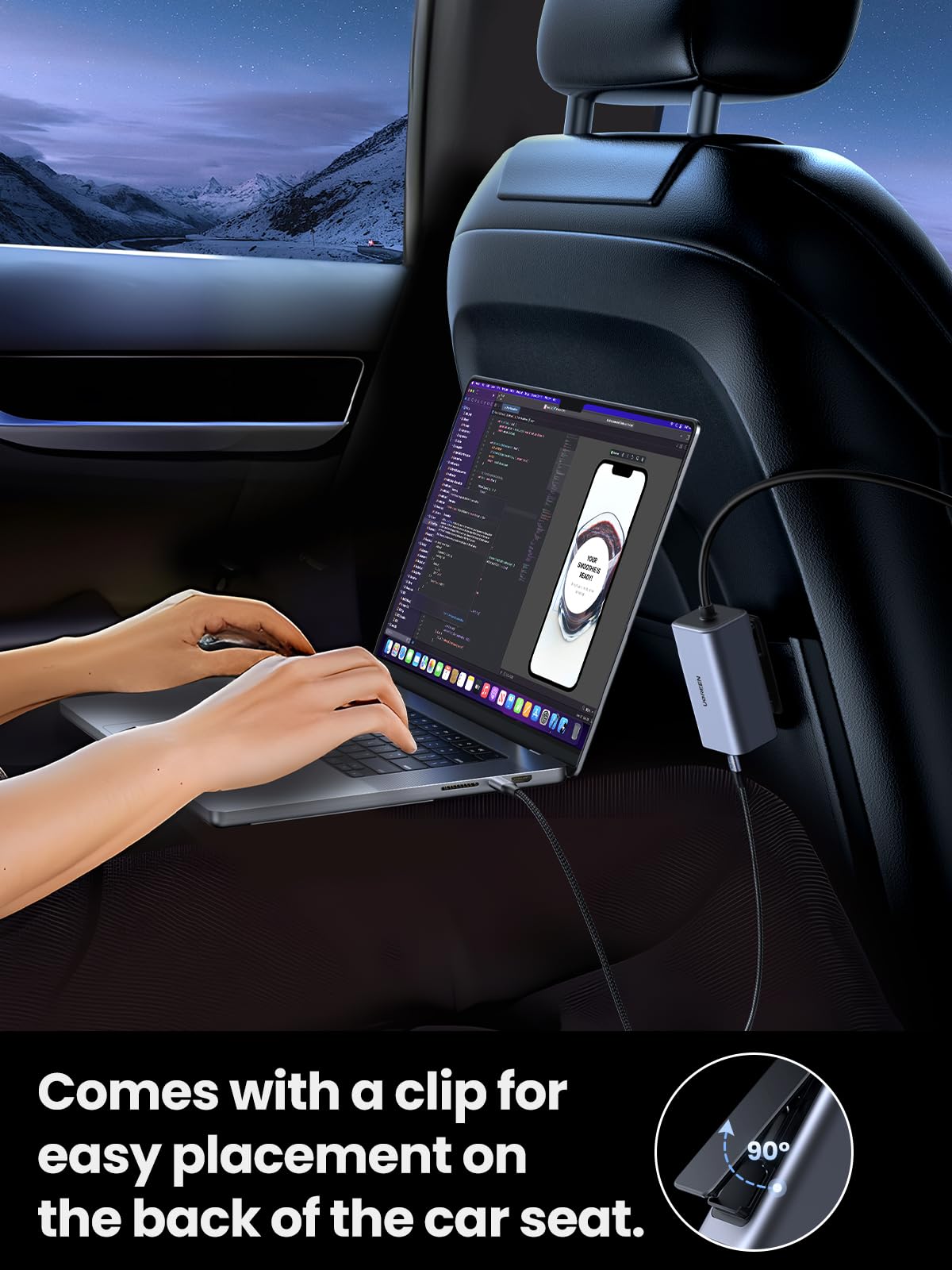 150W 4-Port PD 3.1 USB-C Car Charger