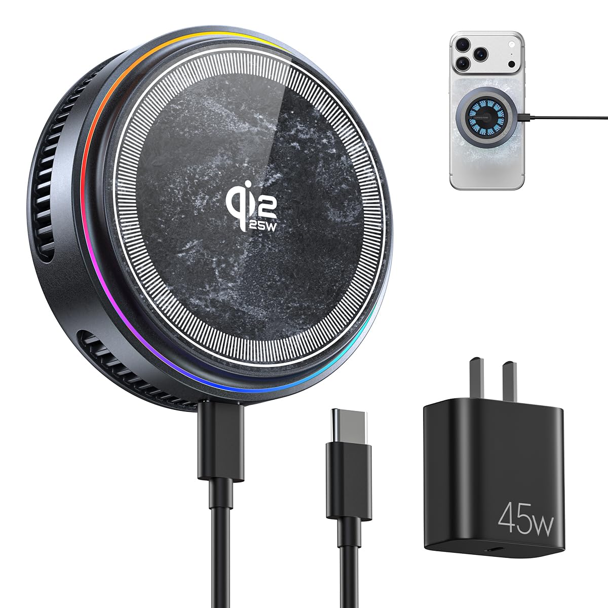 Magnetic Wireless Car Charger