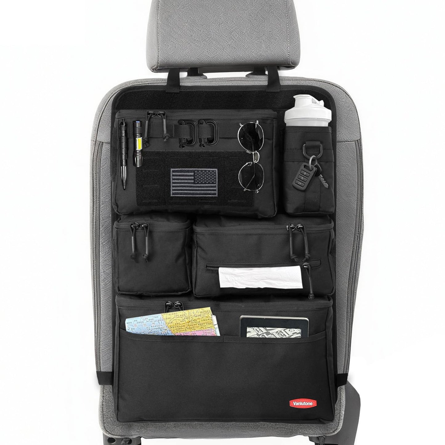 Heavy Duty Molle Seat Back Organizer