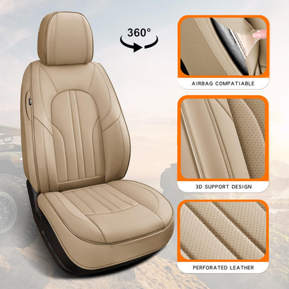 MINGBRON Car Seat Covers Full Set with Lumbar Support