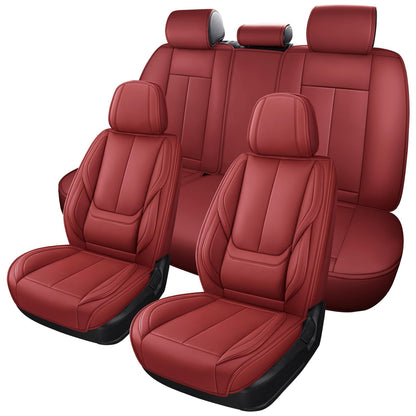 MINGBRON Car Seat Covers Full Set with Lumbar Support
