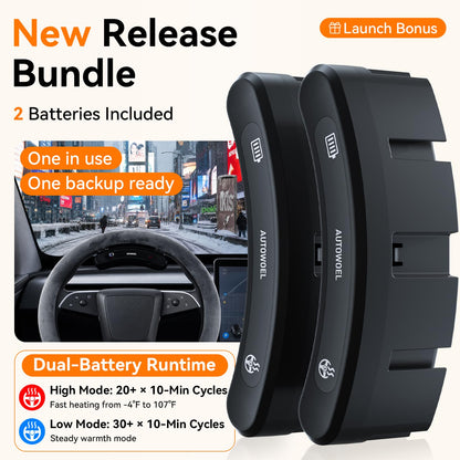 Heated Wireless Steering Wheel Cover