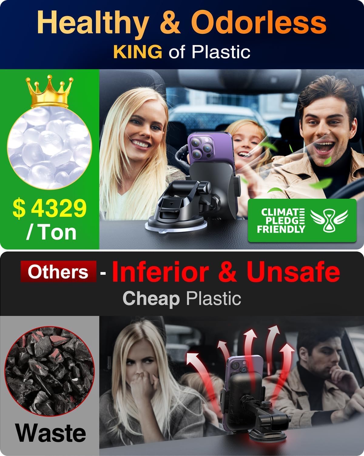 Strong Suction Cup Car Phone Mount
