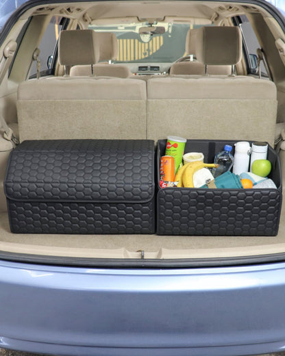 Foldable Car Trunk Organizer with Lid