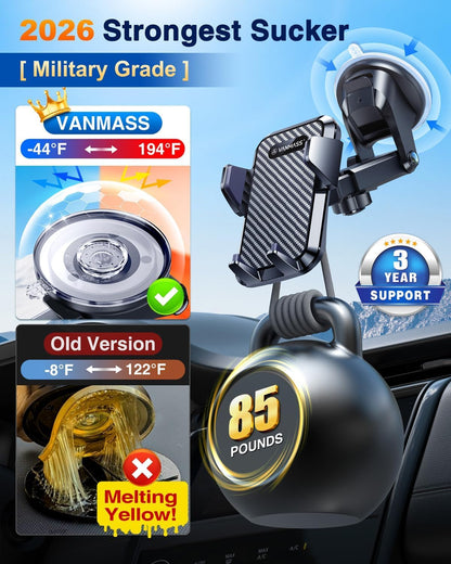 Strong Suction Cup Car Phone Mount