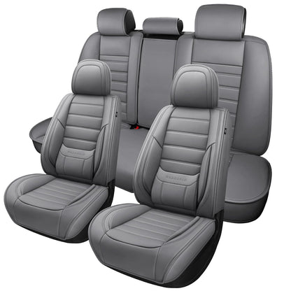 MINGBRON Car Seat Covers Full Set with Lumbar Support