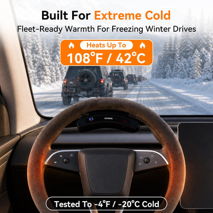 Heated Wireless Steering Wheel Cover