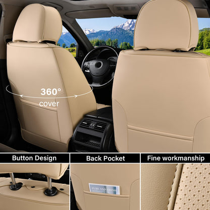Waterproof Leather Car Seat Covers