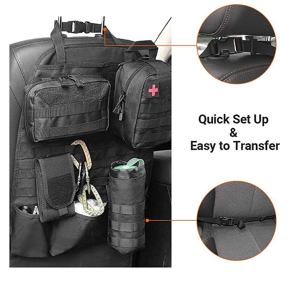 Molle Car Seat Back Organizer