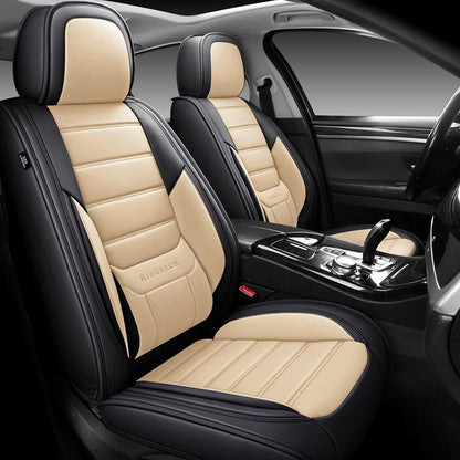 MINGBRON Car Seat Covers Full Set with Lumbar Support