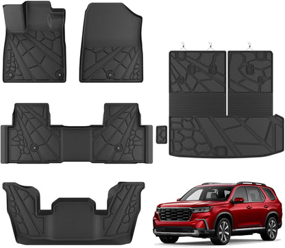 Custom-Fit All-Weather TPE Floor Mats