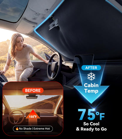 Nmoiss Windshield Sun Shade