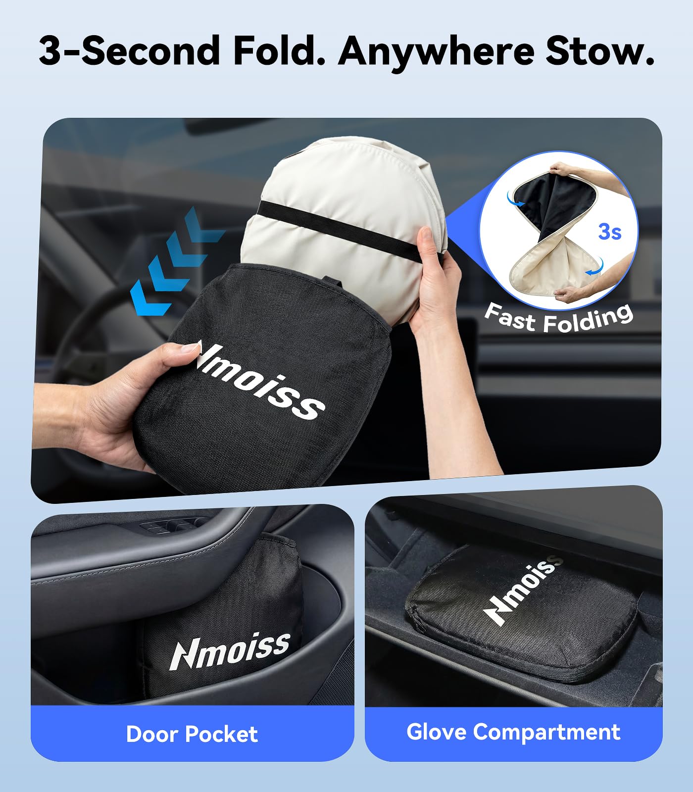 Nmoiss Windshield Sun Shade